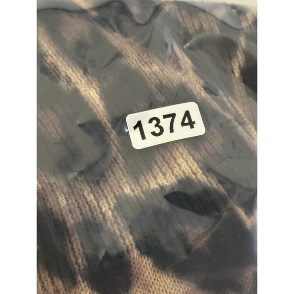 Jessica London Cardigan Womens 22/24 Brown Black Animal Print Button Down Stop - Picture 10 of 10